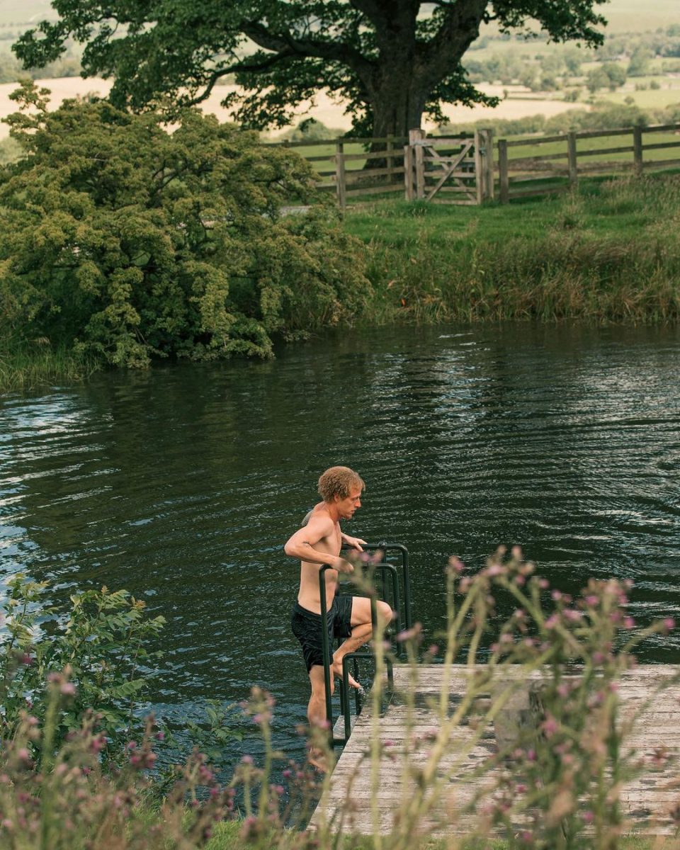 Enjoy some cold water therapy in our wild swimming reservoir...